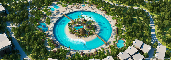 Kelly Slater Wave Company Maddison Estate Concept Illustration Aerial Kelly Slater Wave Co Concept Image Aerial | Company Profile