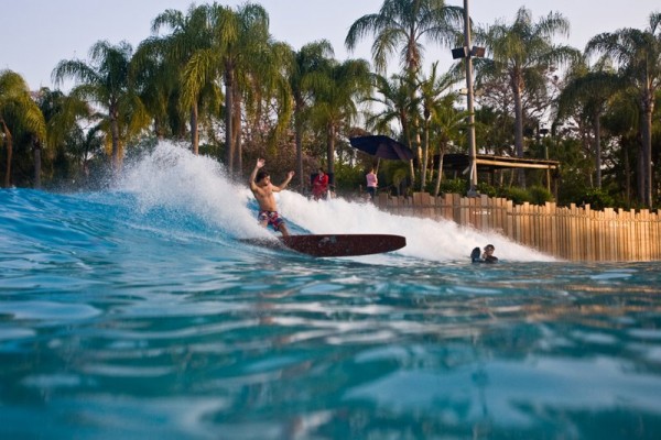 Longboard Cutback at Typhoon Lagoon Wave Pool