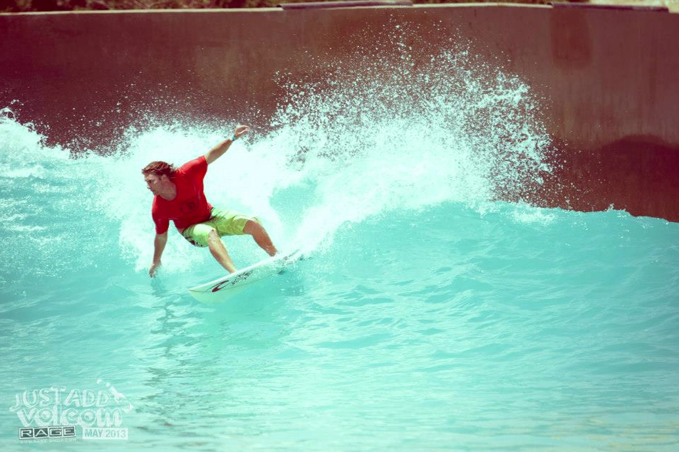 Digging in the Rail | Volcom Surf & Skate Jam 2013 | Wadi Adventure Wave Pool