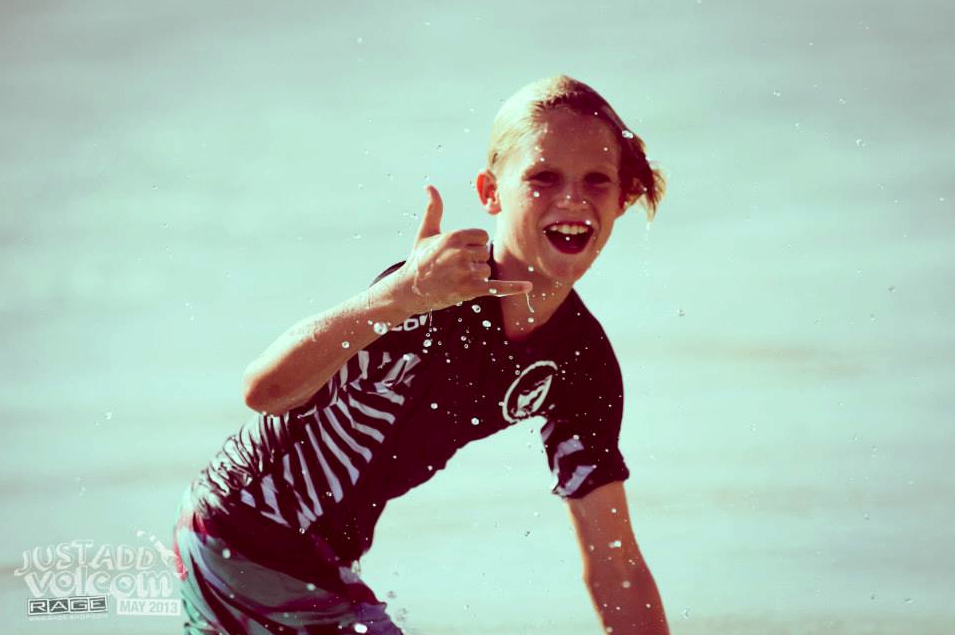 Stoked Grom | Volcom Surf & Skate Jam 2013 | Wadi Adventure Wave Pool