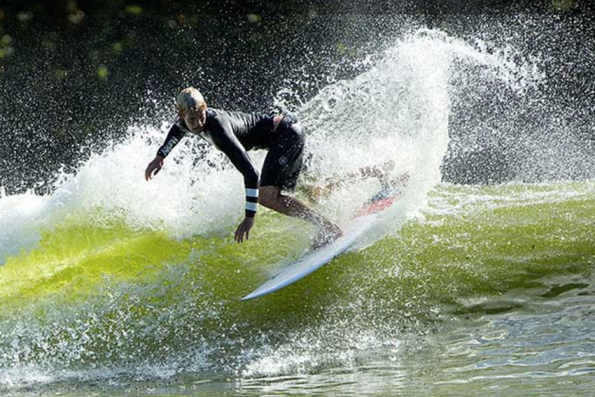 John John Florence Surfing Beyond the Ocean at Wavegarden