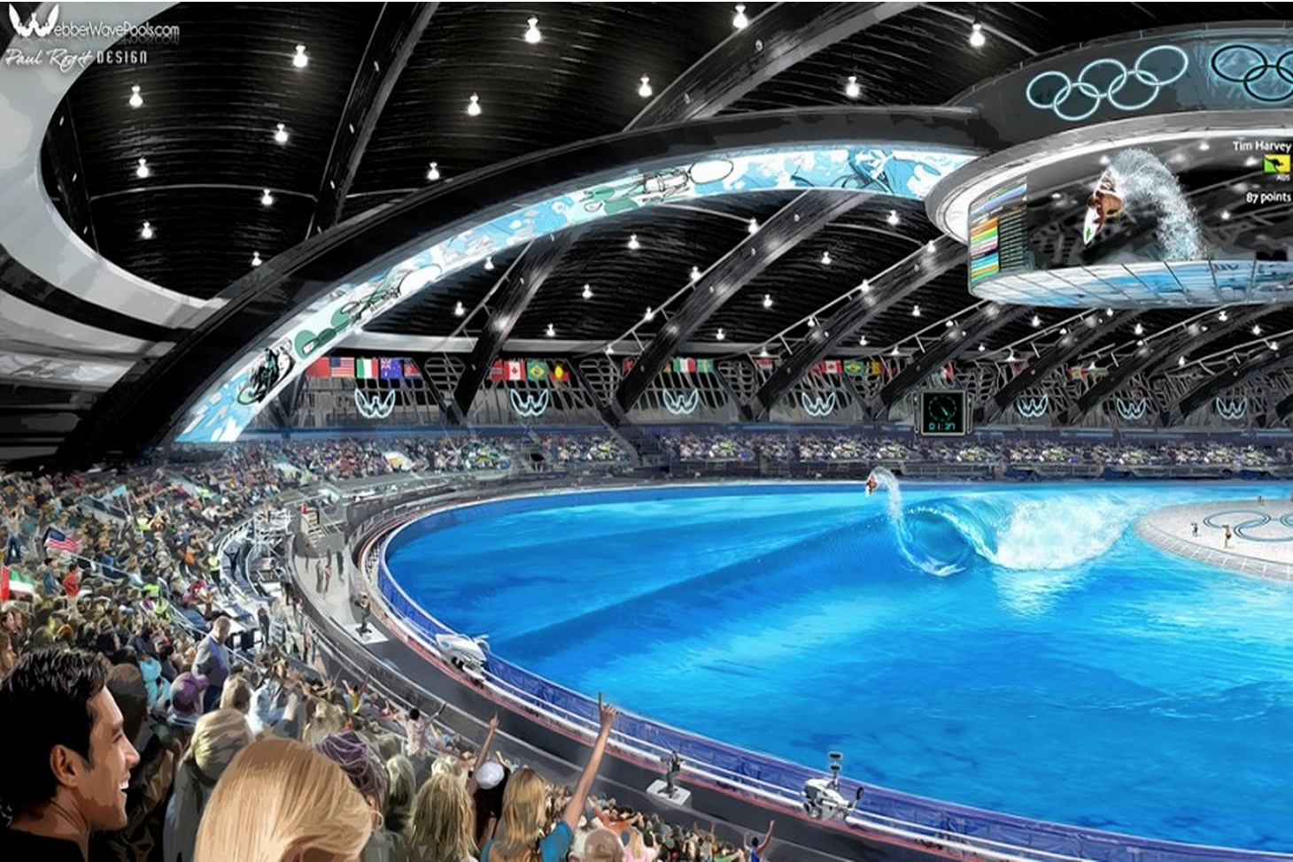 Webber wave pool rendering
