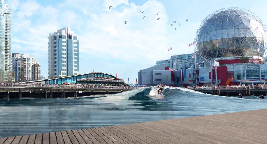 CitySurf Vancouver Deck View | Surf Park Central