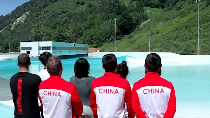 Chinese Olympic surfing