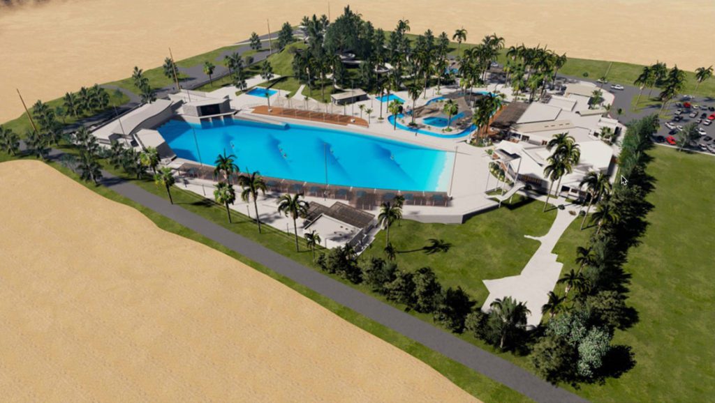 Palm SPrings Surf Club Render
