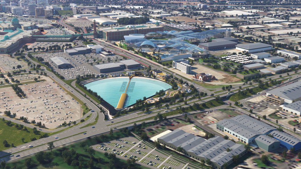 Lost Shore Surf Resort rendering