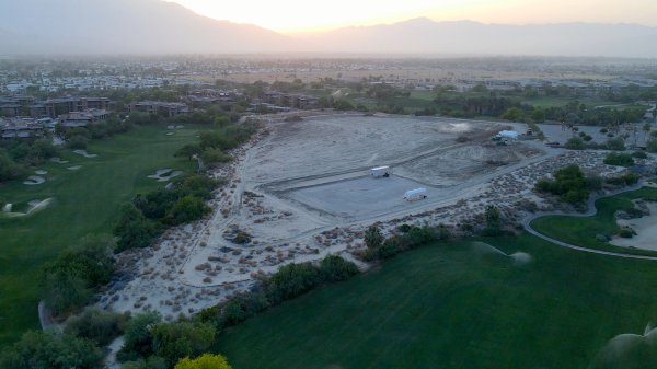 The sunrise over DSRT Surf