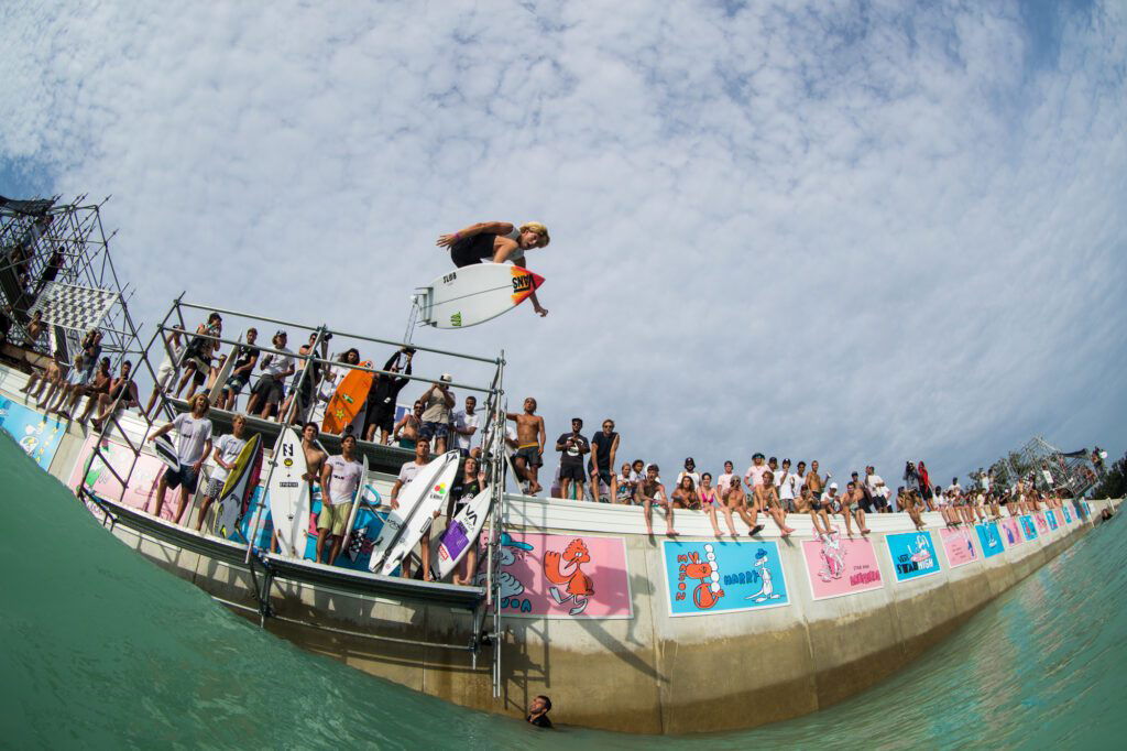 Surfing at Waco Surf