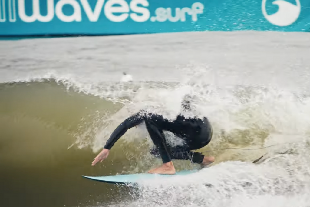 Image of AllWave's wave pool for surf parks.
