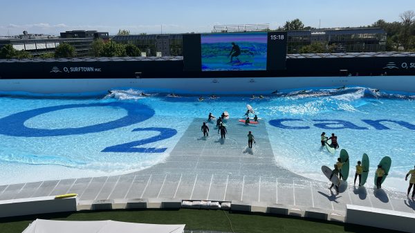 A surf park in Europe