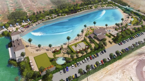 Rendering of the Point Surf Park