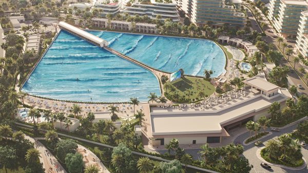 Rendering of Bahrain Surf Park - Club Hawaii Experience