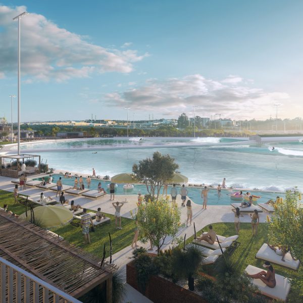 A surf park in Perth, Australia