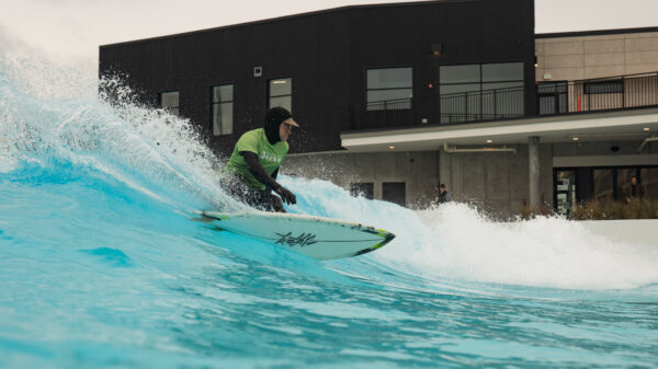 Atlantic Park events shows a surfer