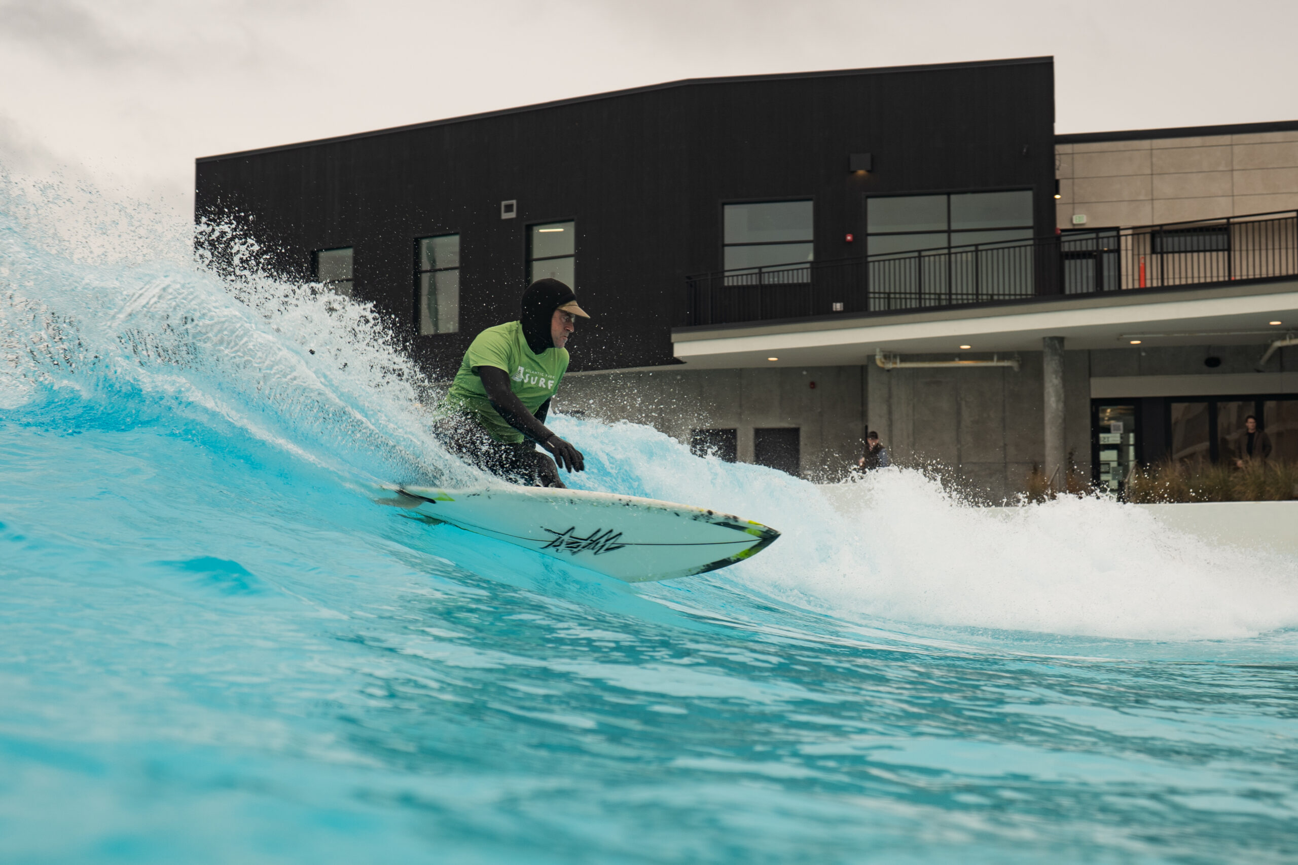 Atlantic Park events shows a surfer