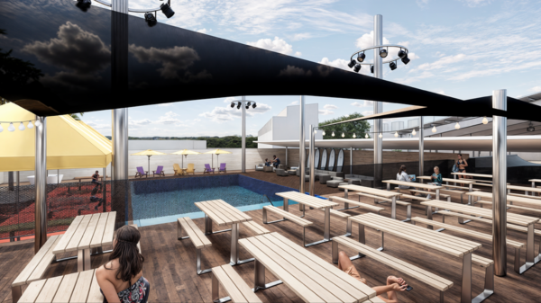 Rendering of a third place