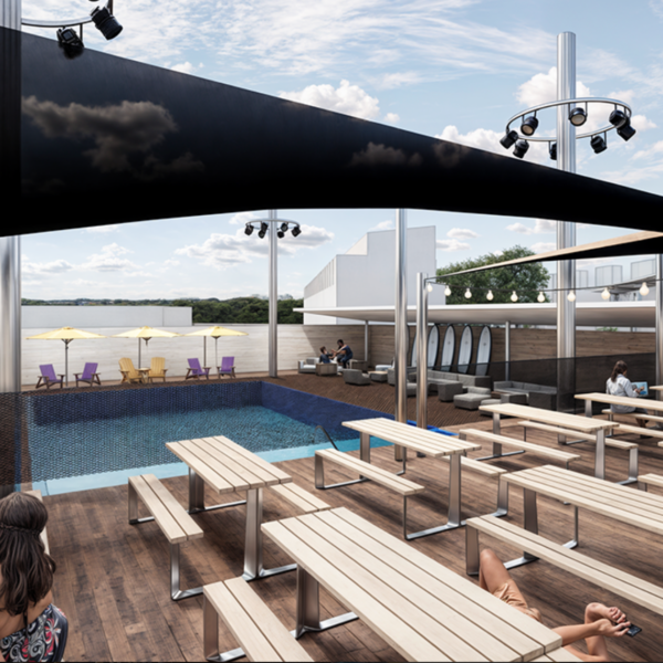 Rendering of a third place